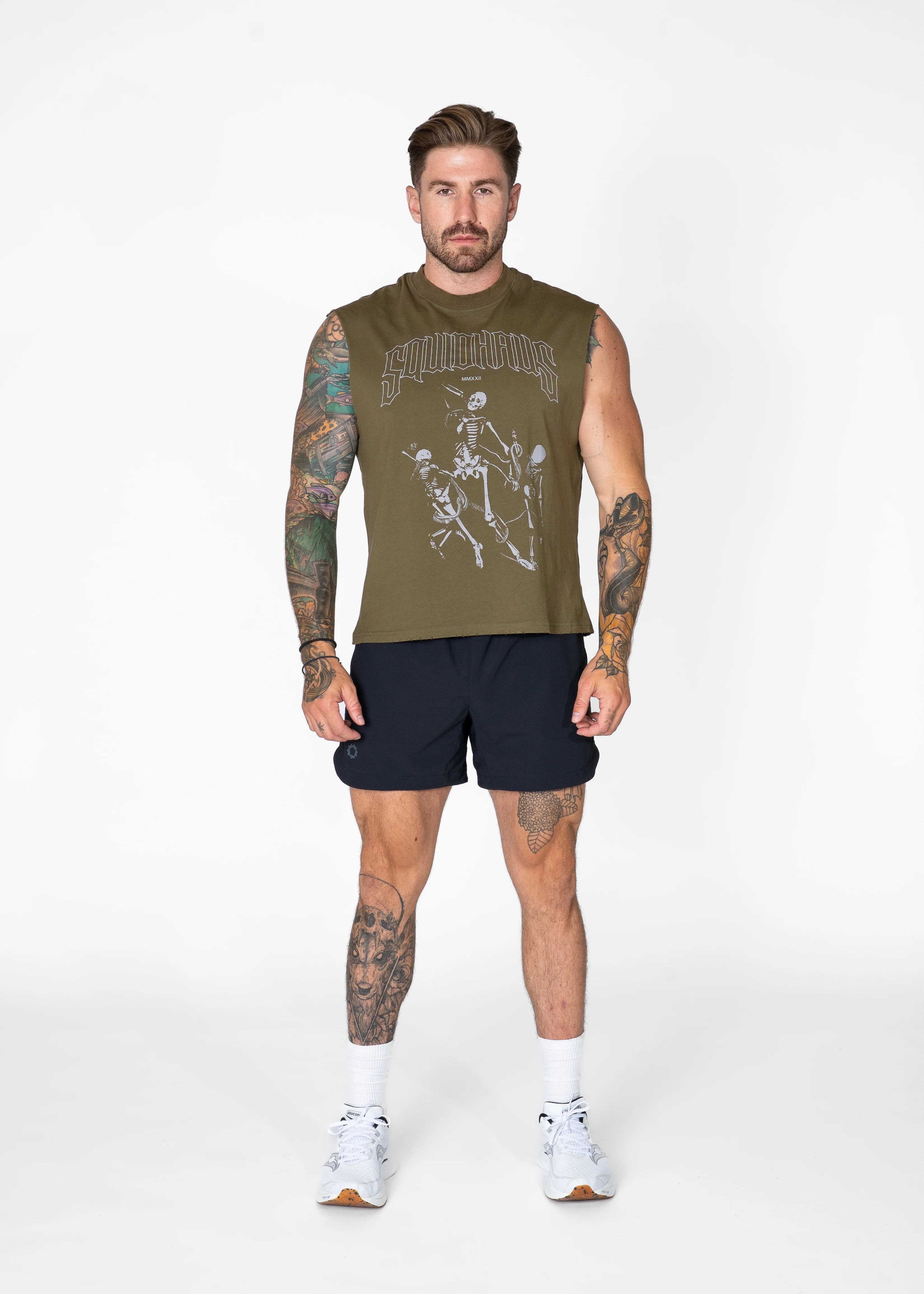 Vintage Cropped Relaxed Cut Off Tee - Image 16