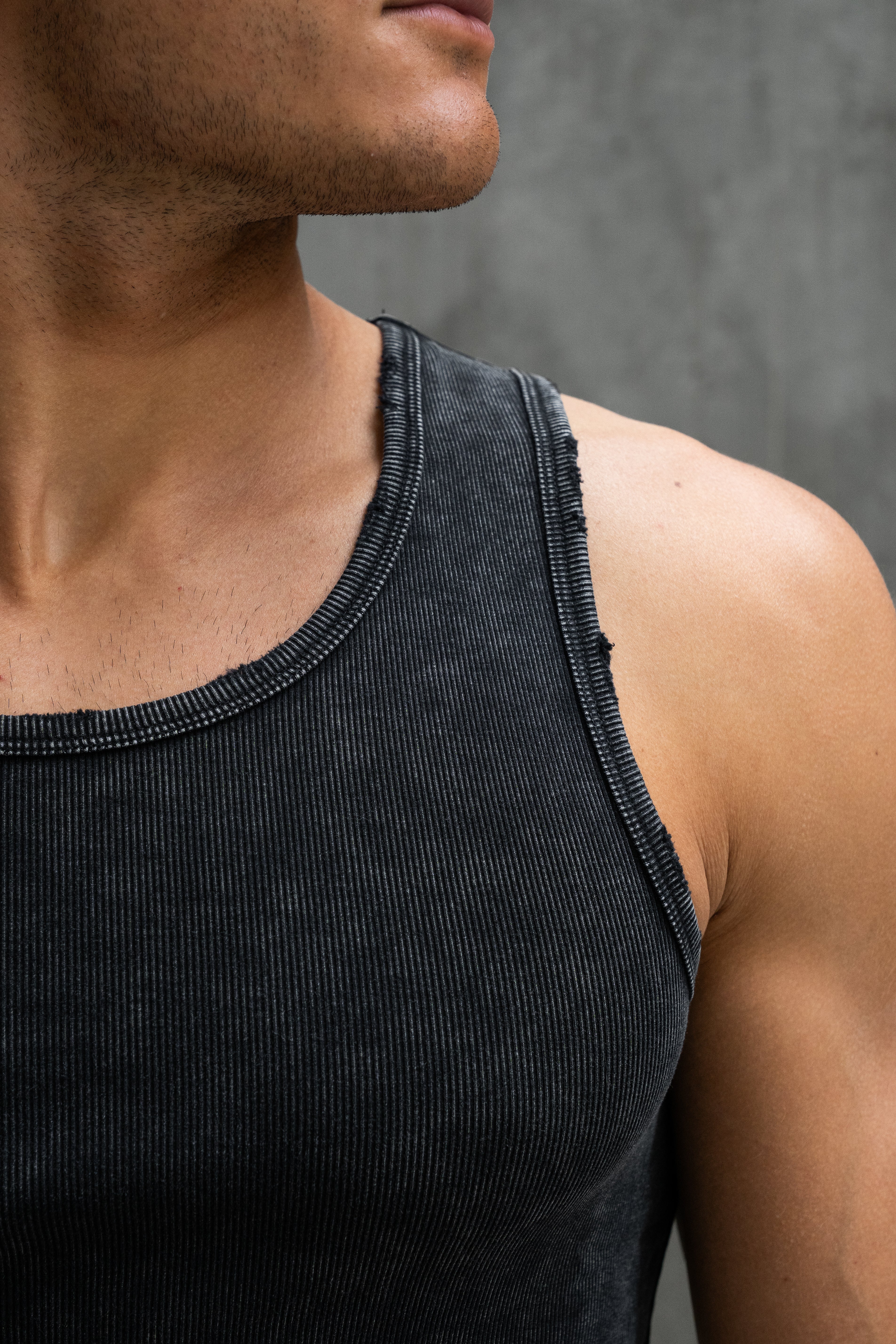 Premium Ultra-Soft Cotton Distressed Fitted Tank 2 Pack - Image 10