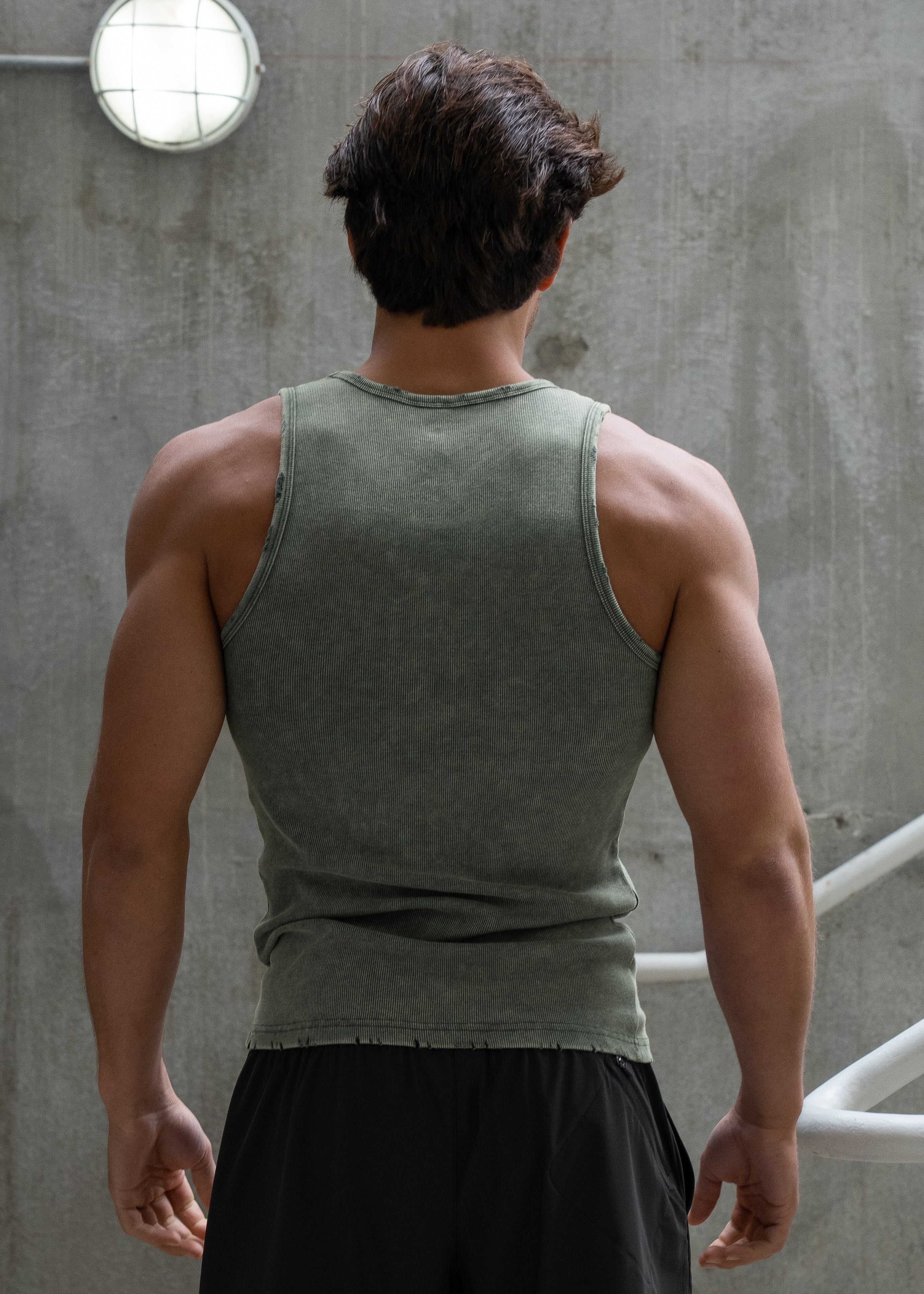 Premium Ultra-Soft Cotton Distressed Fitted Tank 2 Pack - Image 3