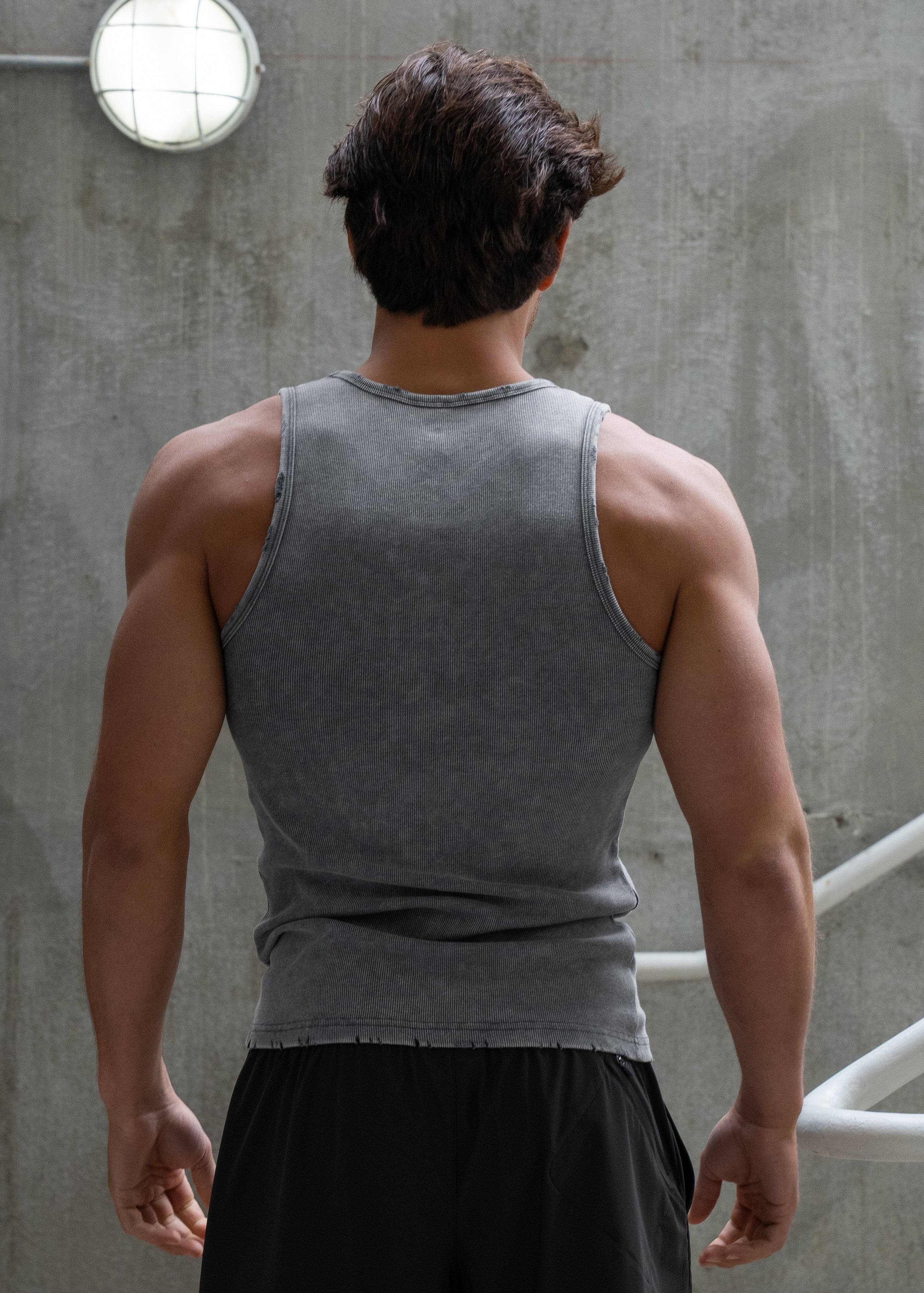 Premium Ultra-Soft Cotton Distressed Fitted Tank 2 Pack - Image 7