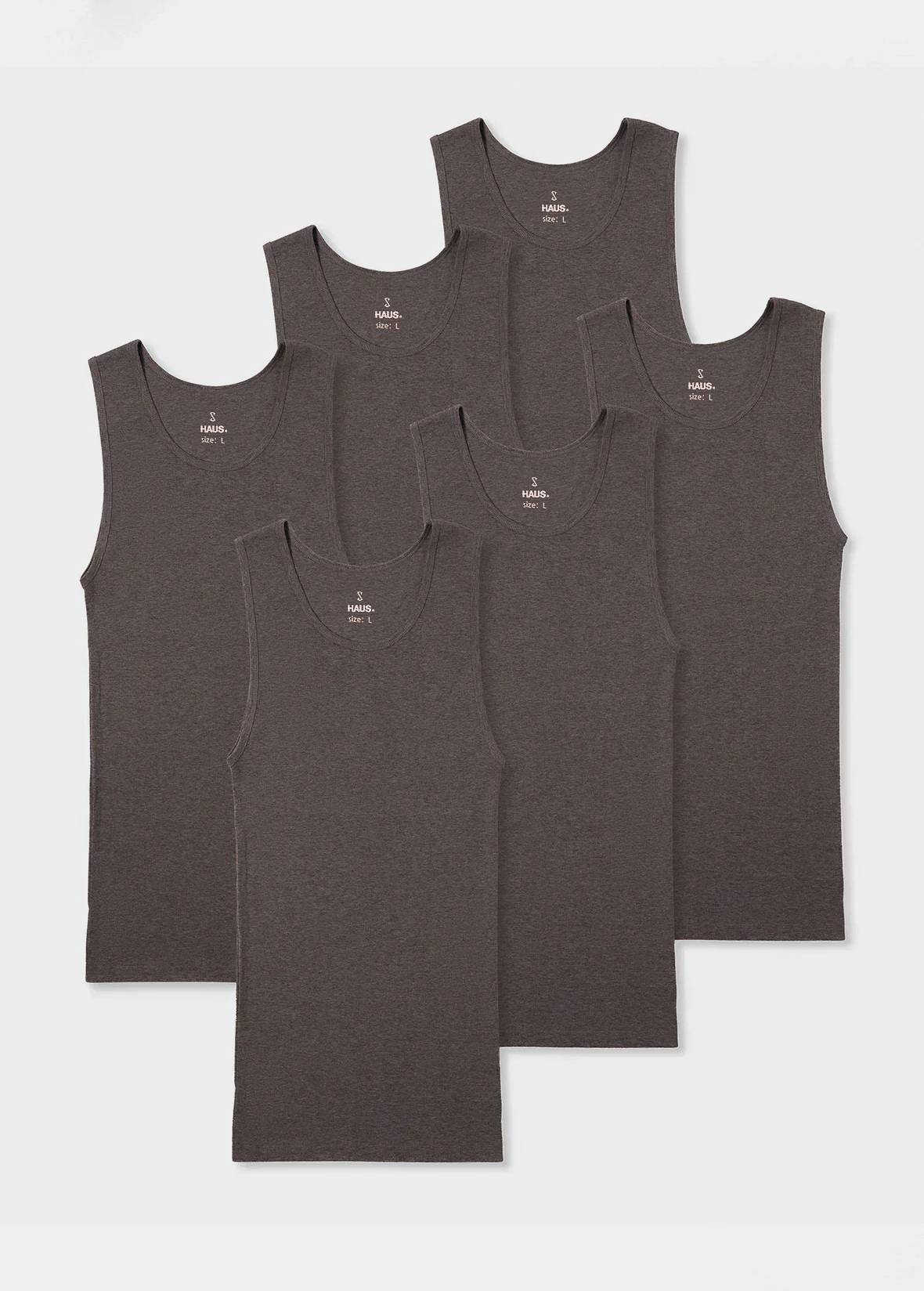 Premium Ultra-Soft Cotton Fitted Tank 6 Pack - Image 7
