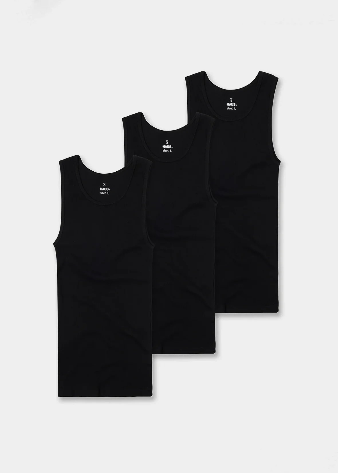 Premium Ultra-Soft Cotton Fitted Tank 3 Pack - Image 3