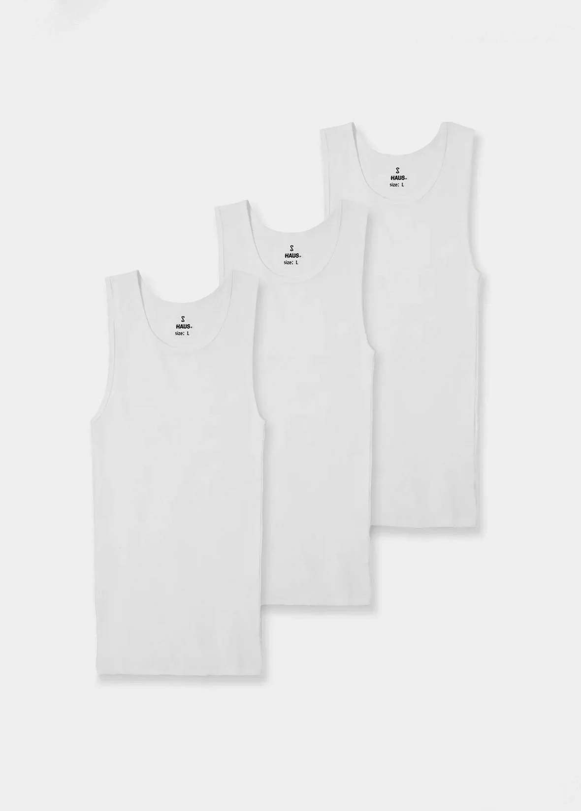 Premium Ultra-Soft Cotton Fitted Tank 3 Pack - Image 4